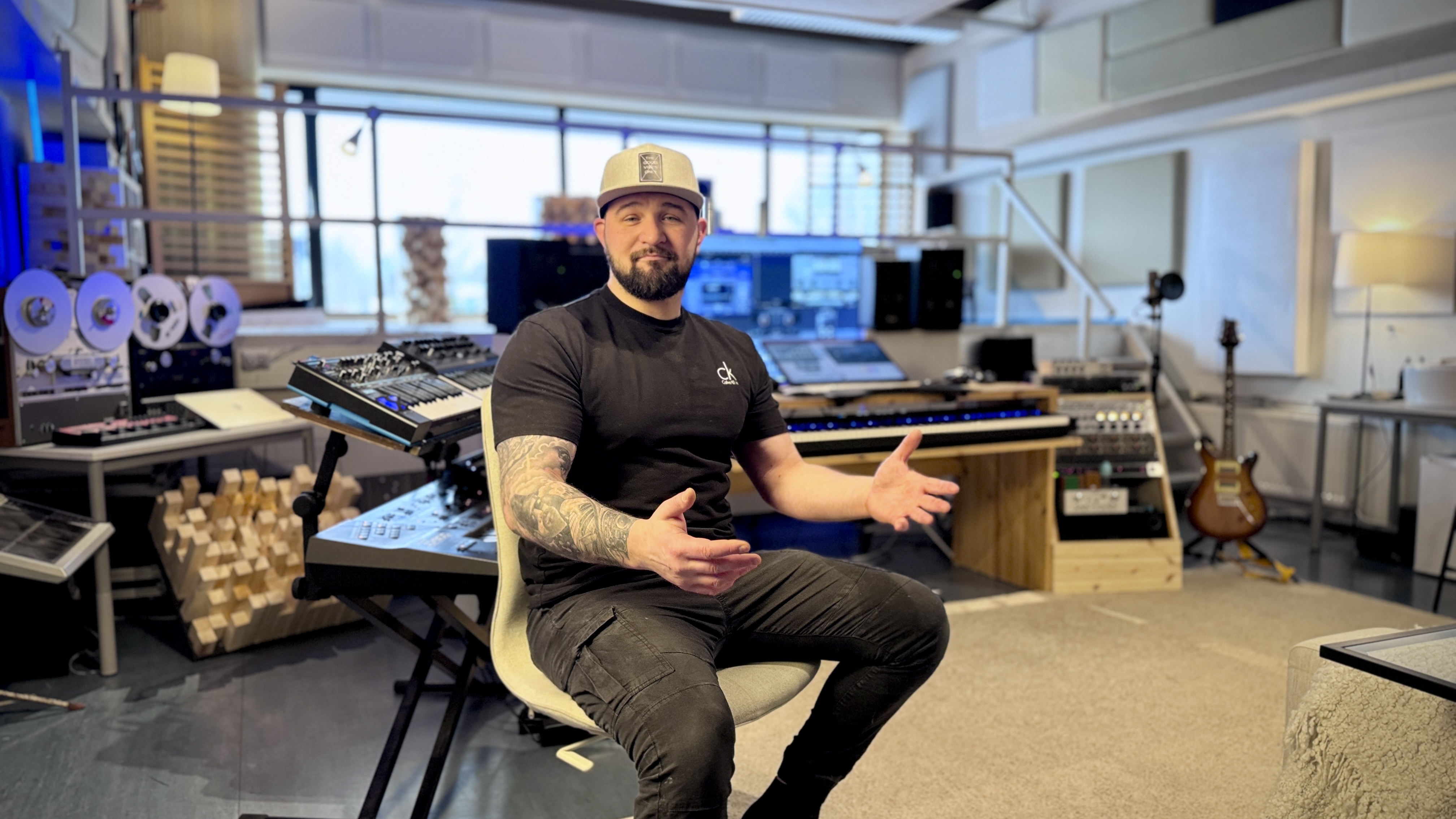 Sonic Soul Studio interior with recording equipment